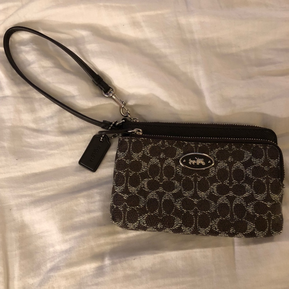 Coach Double Pocket Wristlet